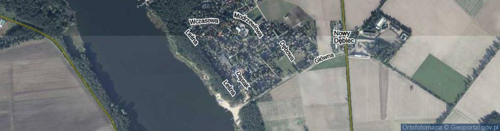 Zdjęcie satelitarne Różana ul.